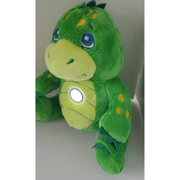 Flashlight Friends Dinosaur Green 8" Plush Bedtime  Stuffed Animal Dino Lovey - Picture 3 of 8